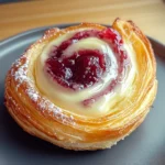 Sugar Raspberry Danish Bun