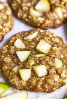 Apple Cinnamon Oatmeal Cookies