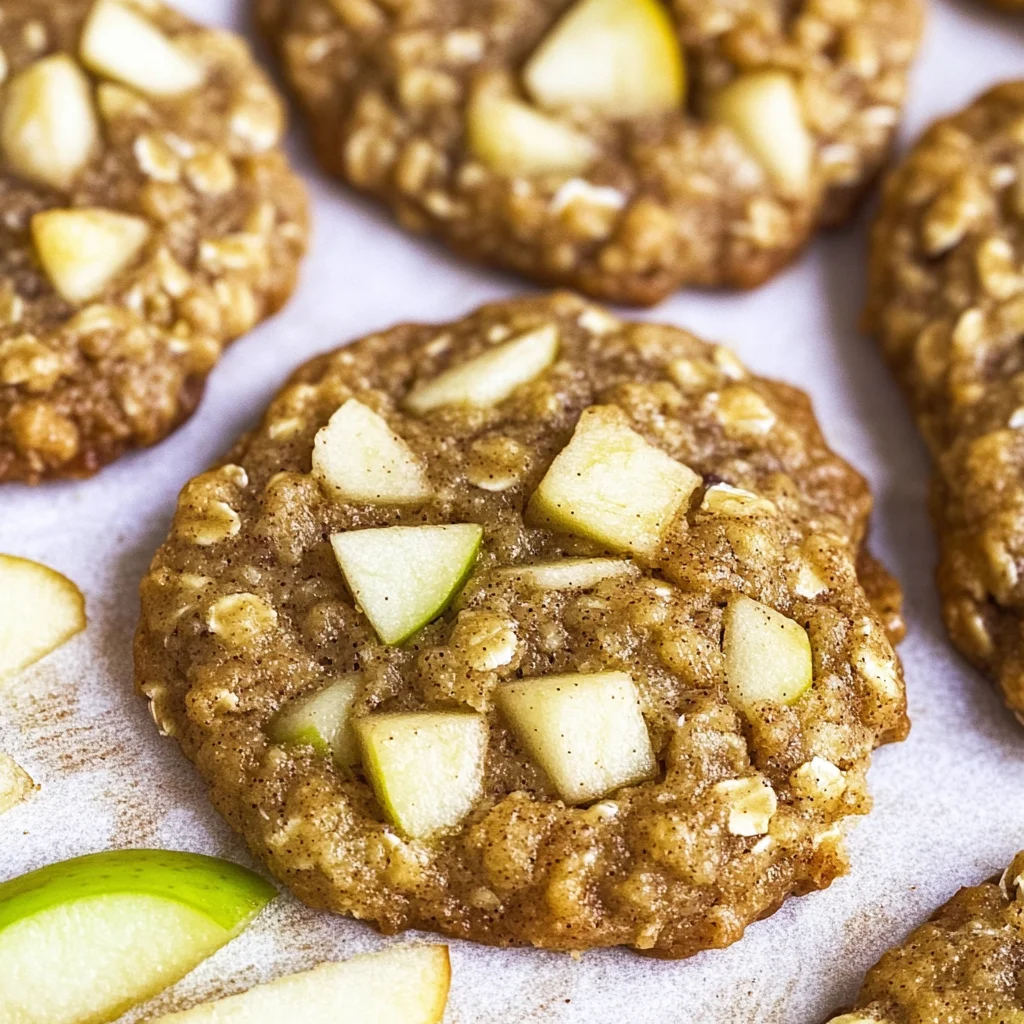 Apple Cinnamon Oatmeal Cookies