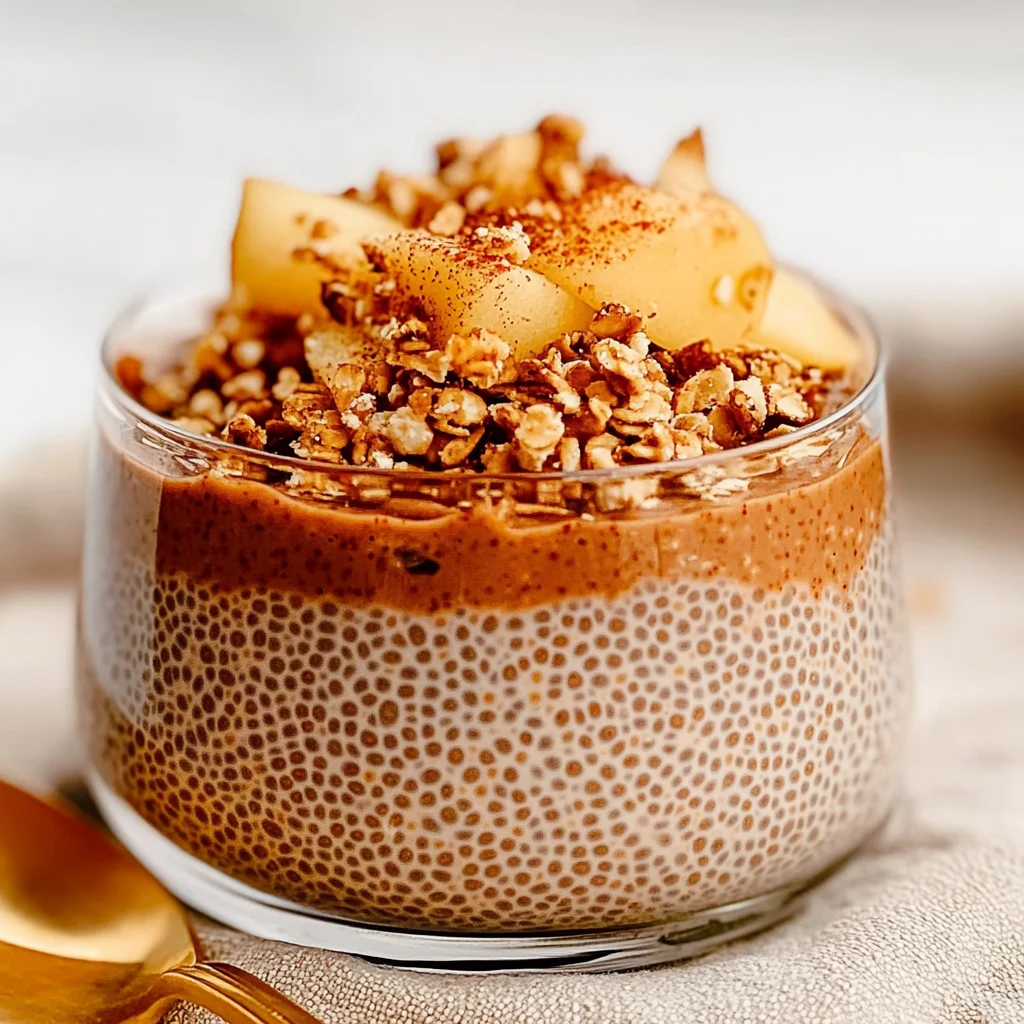 Apple Crumble Chia Pudding