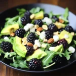 Blackberry, Avocado, and Arugula Salad