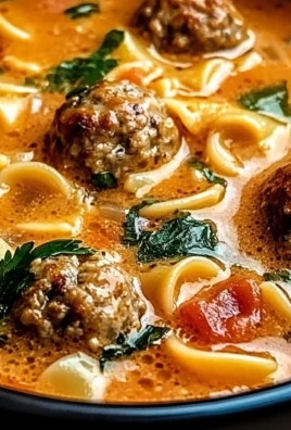 Creamy Italian Meatball Soup