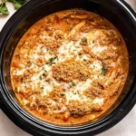 Crockpot Chicken Parmesan Soup