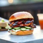 Grilled Korean BBQ Chicken Sandwich