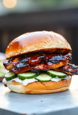 Grilled Korean BBQ Chicken Sandwich