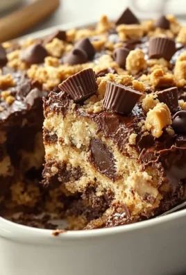 Peanut Butter Cup Dump Cake