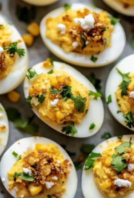 Street Corn Deviled Eggs